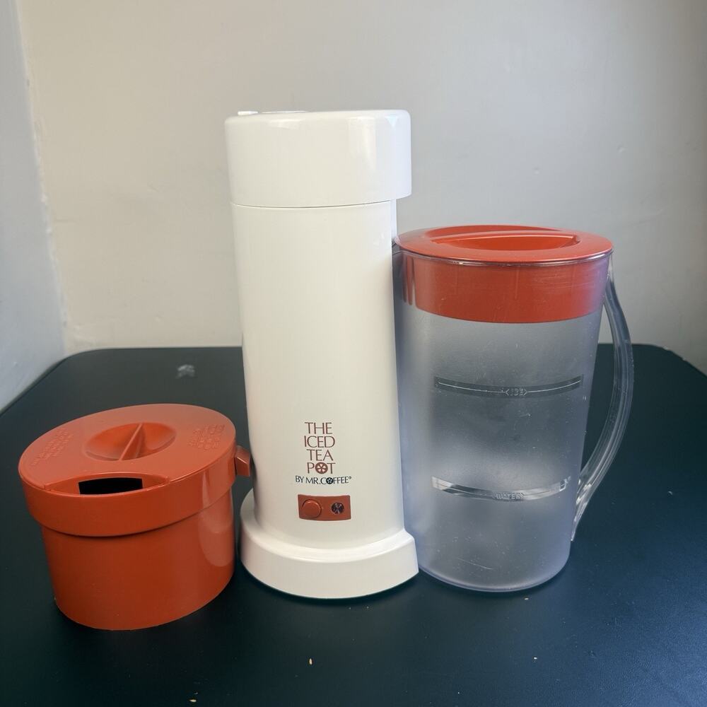 The Iced Tea Pot By Mr. Coffee Model TM1 Ice Tea Maker 2 Quart Working